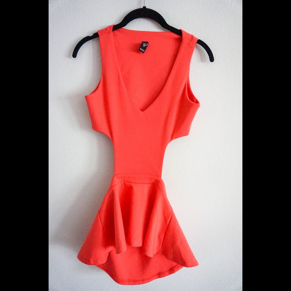 CORAL PINKish Peplum Top